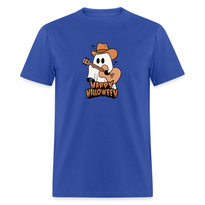 Unisex Classic T-Shirt happy halloween guitar shirt - royal blue