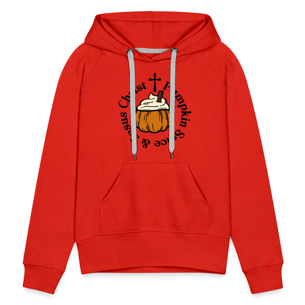 Women’s Premium Hoodie pumpkin spice hoodie - red