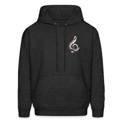 Men's Hoodie music Jesus is the song that I sing - charcoal grey