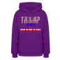 Women's Hoodie Trump Vance Hoodies Keep America safe - purple