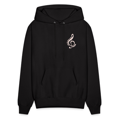 Men's Hoodie music Jesus is the song that I sing - black