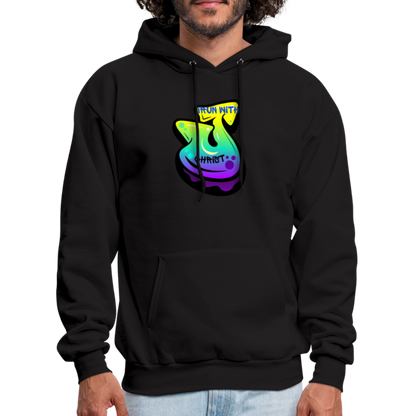 Men's Hoodie I run with Christ - black