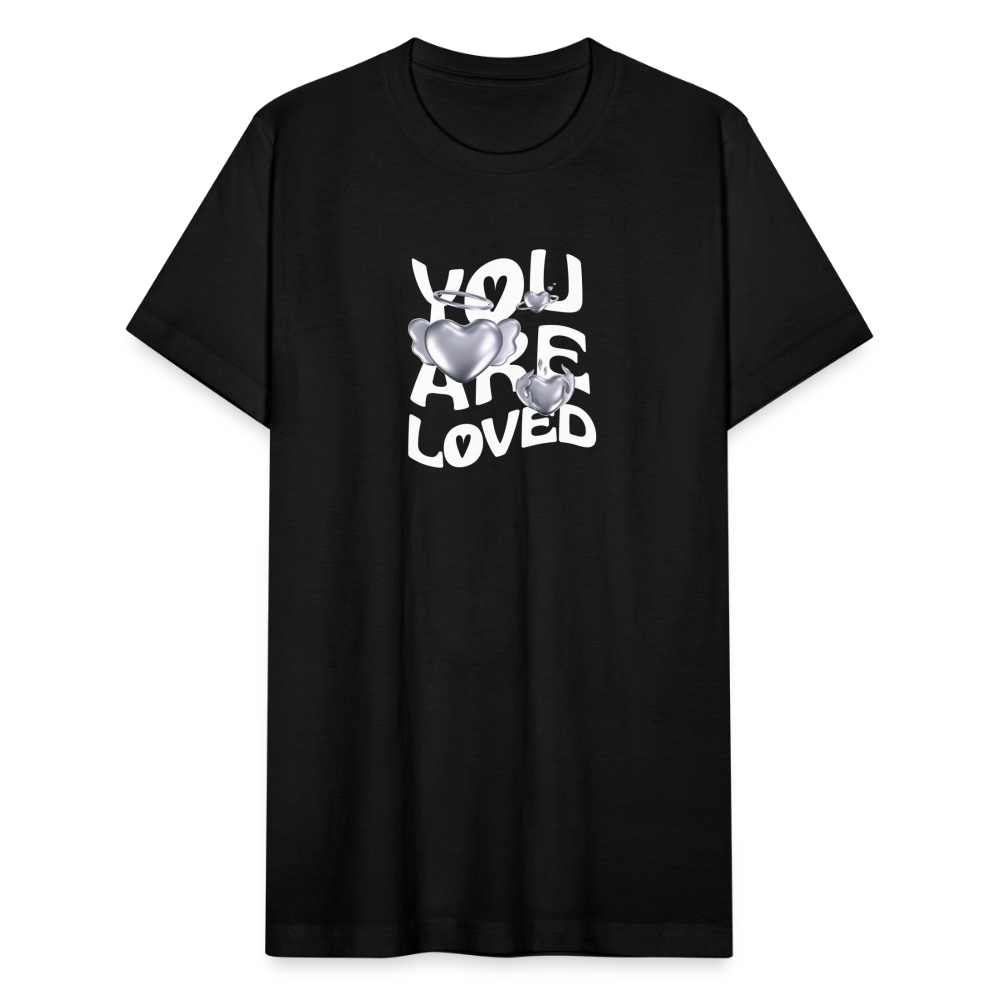 Unisex Jersey T-Shirt by Bella + Canvas you are loved - black