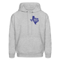 Men's Hoodie made in Texas - Texas hoodie - heather gray