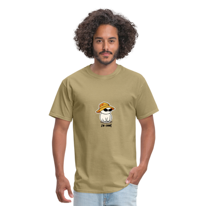 Unisex Classic T-Shirt cat so cool - khaki