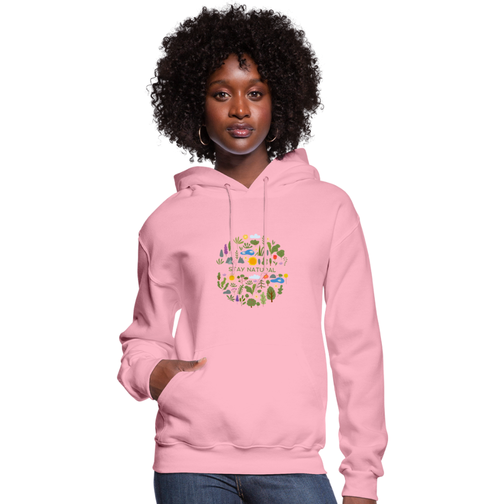 Women's Hoodie stay natural - classic pink