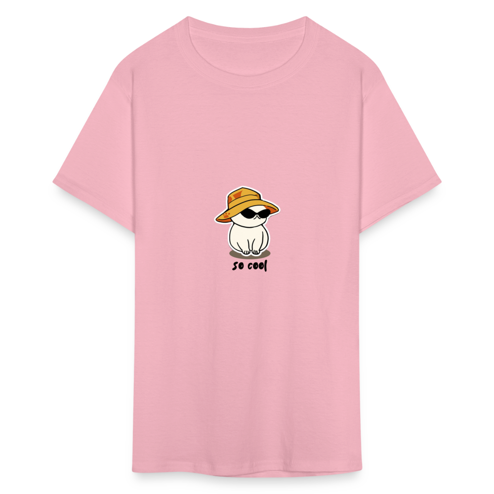 Unisex Classic T-Shirt cat so cool - pink