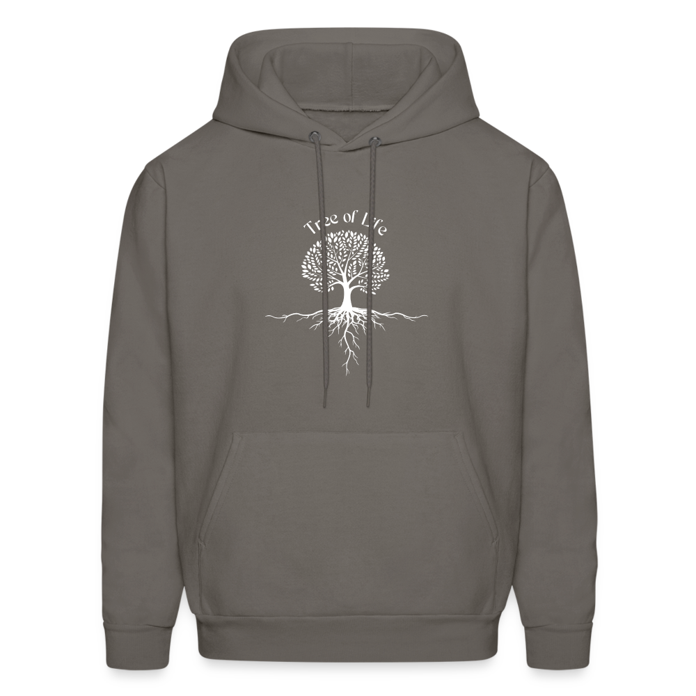 Men's Hoodie tree of life - asphalt gray