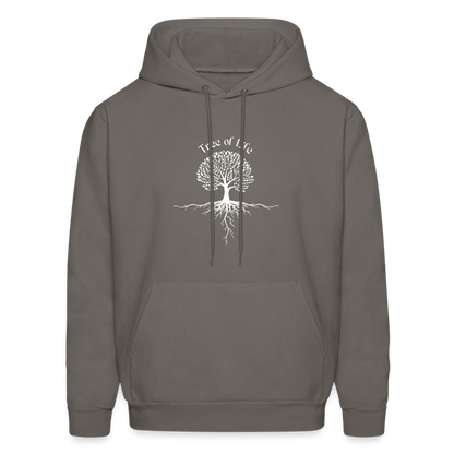 Men's Hoodie tree of life - asphalt gray