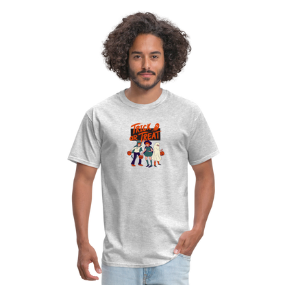 Unisex Classic T-Shirt trick or treat shirt - heather gray