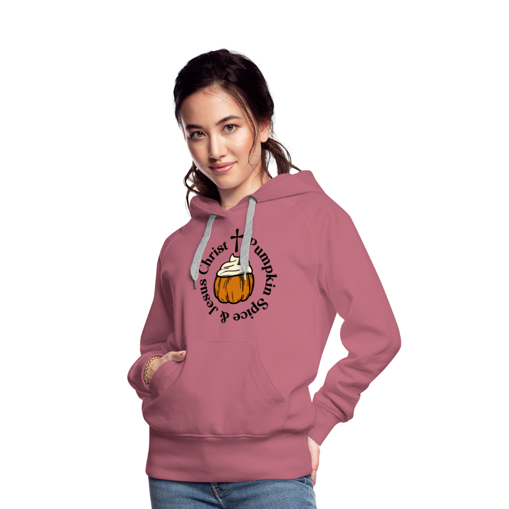 Women’s Premium Hoodie pumpkin spice hoodie - mauve