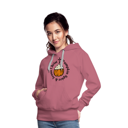 Women’s Premium Hoodie pumpkin spice hoodie - mauve