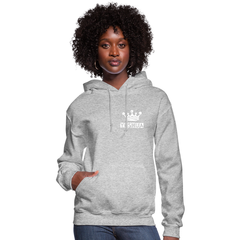 Women's Hoodie Yeshua is King - heather gray