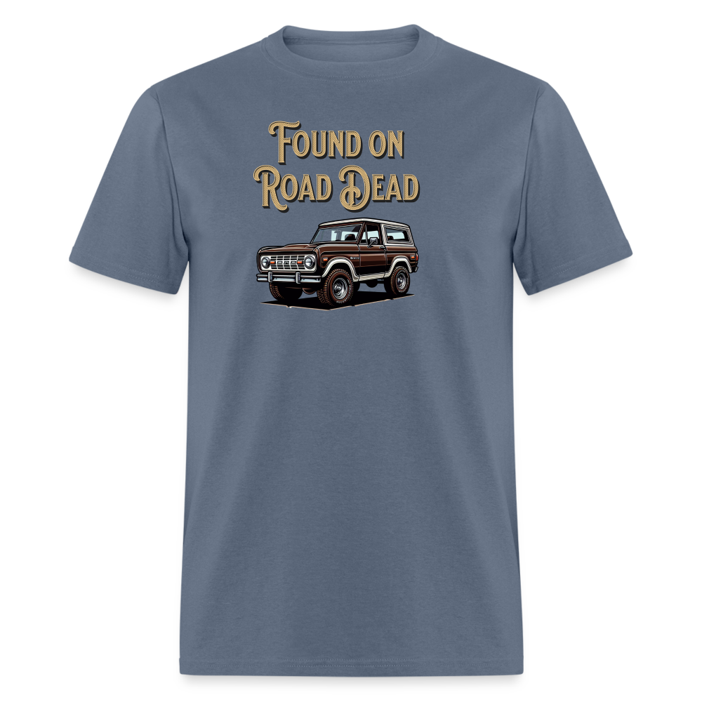 Unisex Classic T-Shirt FORD Found on Road Dead - denim