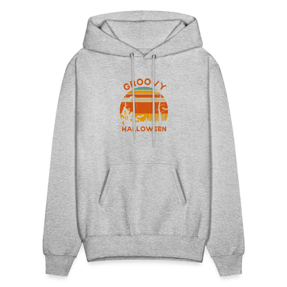 Men's Hoodie groovy halloween - heather gray