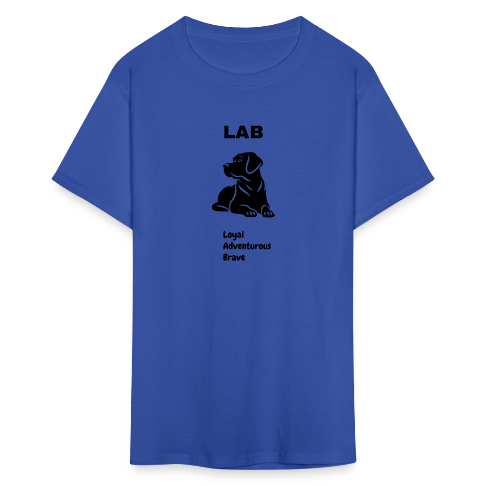 Unisex Classic T-Shirt lab dog lover shirt - royal blue