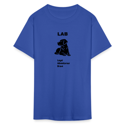 Unisex Classic T-Shirt lab dog lover shirt - royal blue