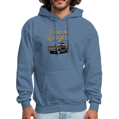 Men's Hoodie Ford Hoodie Found on Road Dead - denim blue