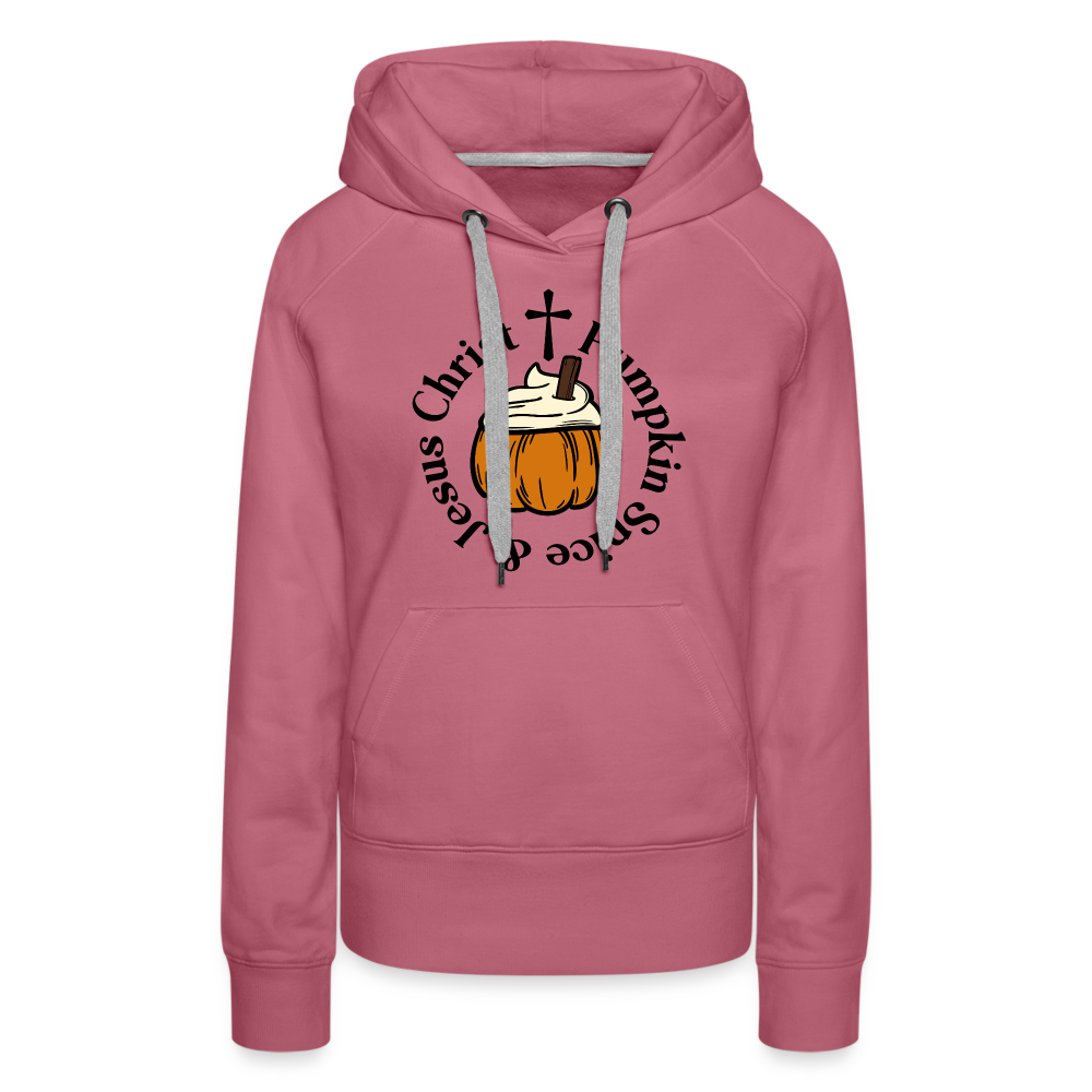 Women’s Premium Hoodie pumpkin spice hoodie - mauve