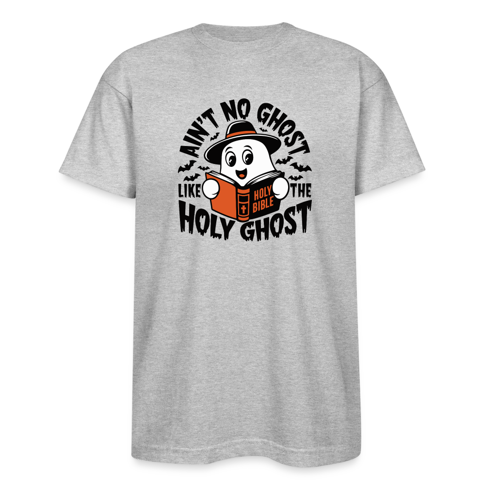 Bayside Unisex Heavyweight USA Made T-Shirt Holy Ghost shirt - heather gray