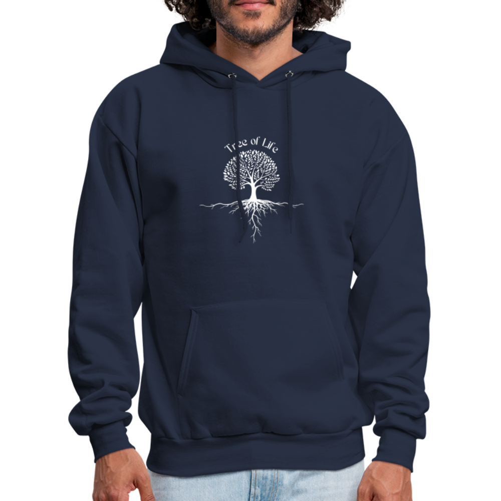 Men's Hoodie tree of life - navy