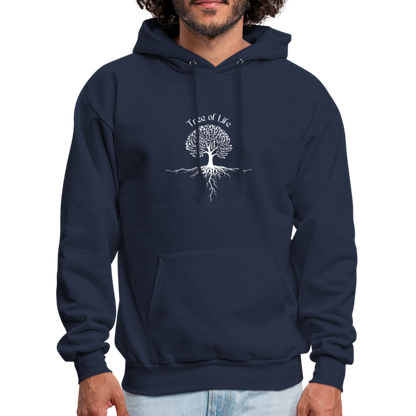 Men's Hoodie tree of life - navy