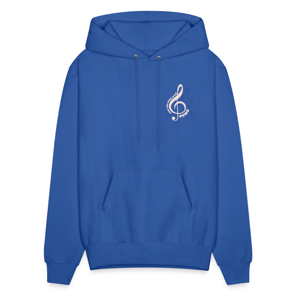 Men's Hoodie music Jesus is the song that I sing - royal blue