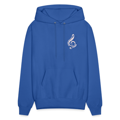 Men's Hoodie music Jesus is the song that I sing - royal blue