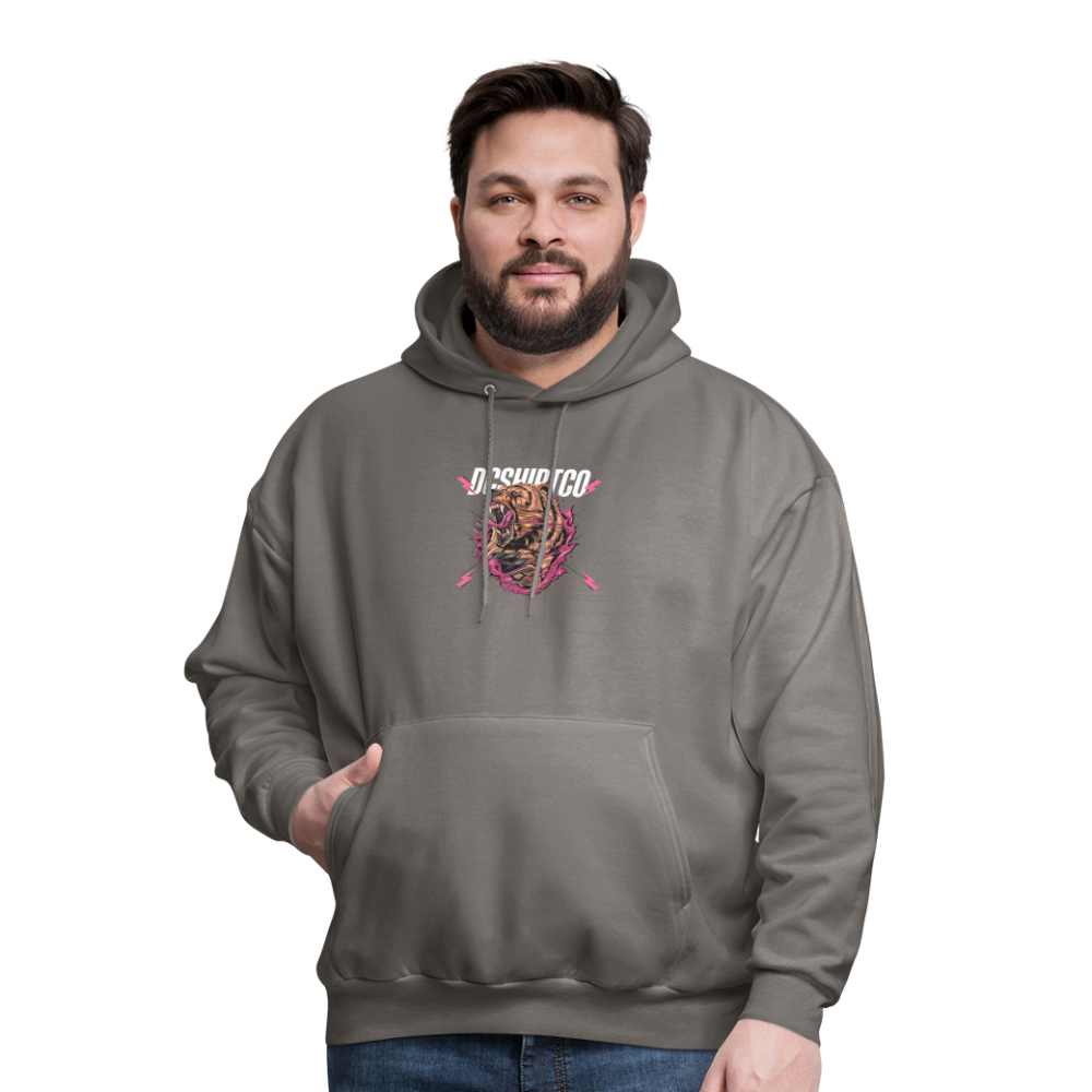 Men's Hoodie dc shirt co bear - asphalt gray