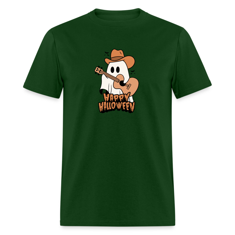 Unisex Classic T-Shirt happy halloween guitar shirt - forest green