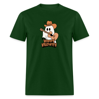 Unisex Classic T-Shirt happy halloween guitar shirt - forest green