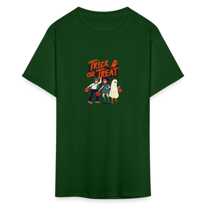 Unisex Classic T-Shirt trick or treat shirt - forest green