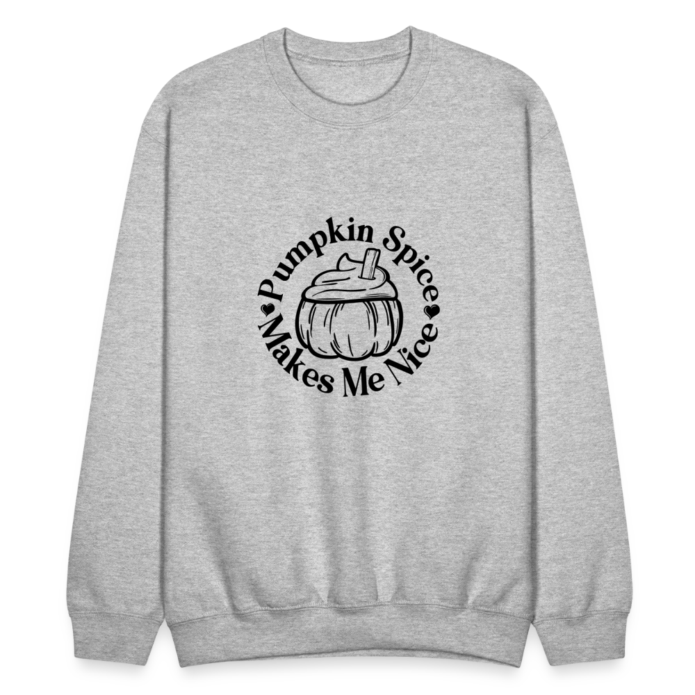 Crewneck Sweatshirt Womens Pumpkin Spice Sweater - heather gray