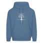 Men's Hoodie tree of life - denim blue