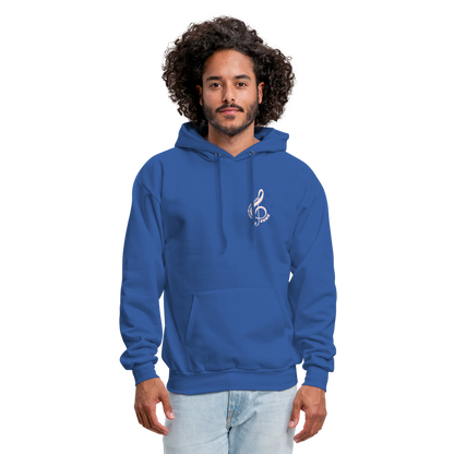 Men's Hoodie music Jesus is the song that I sing - royal blue