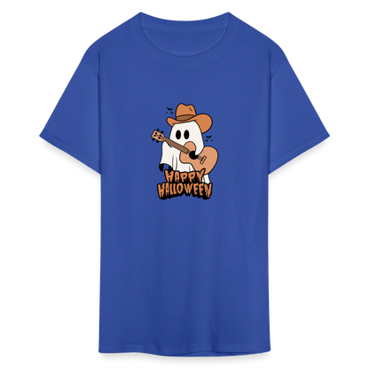 Unisex Classic T-Shirt happy halloween guitar shirt - royal blue