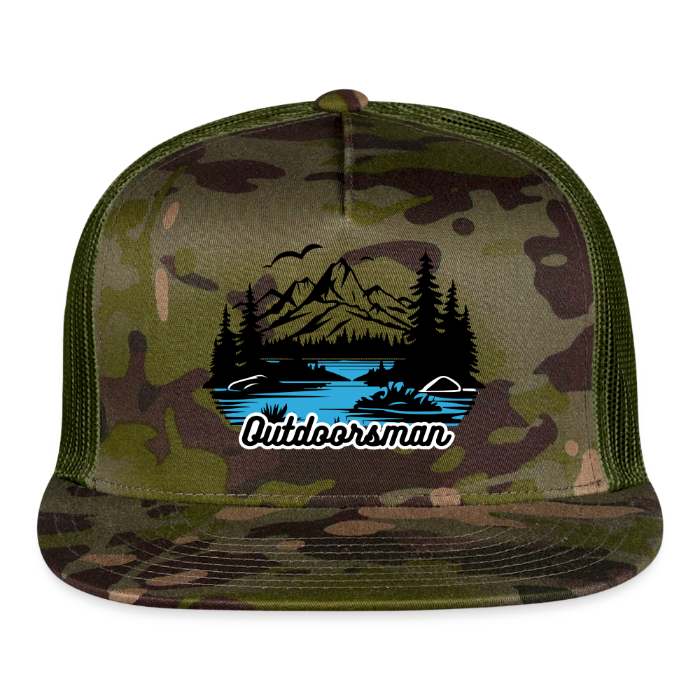 Trucker Cap  outdoors hat outdoorsman - MultiCam\green