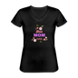 Women's V-Neck T-Shirt best mom ever - black