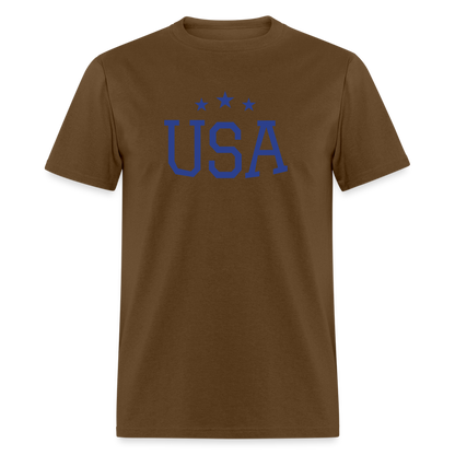 Unisex Classic T-Shirt usa shirt - brown