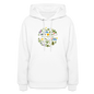 Women's Hoodie stay natural - white