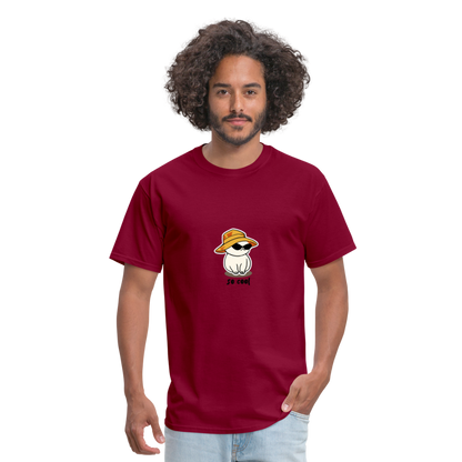 Unisex Classic T-Shirt cat so cool - burgundy