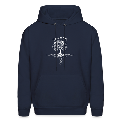 Men's Hoodie tree of life - navy