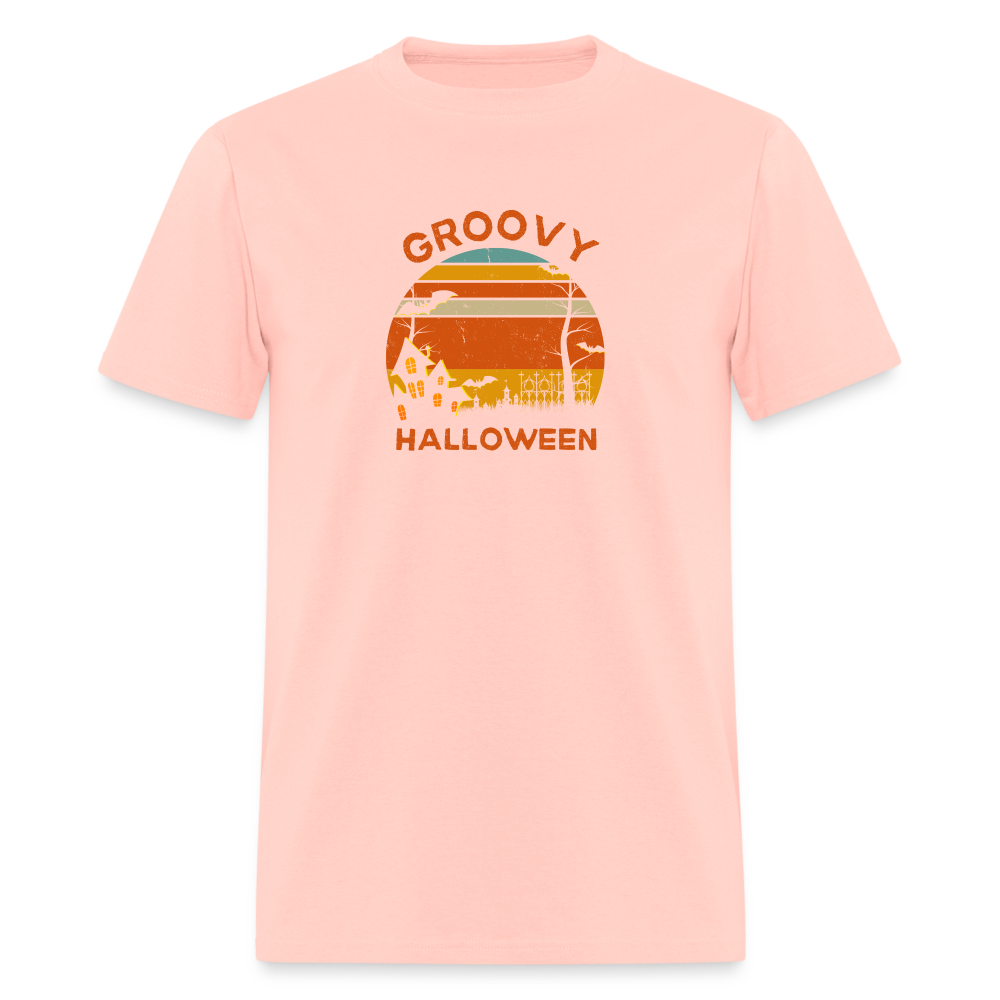 Unisex Classic T-Shirt retro groovy halloween shirt - blush pink 