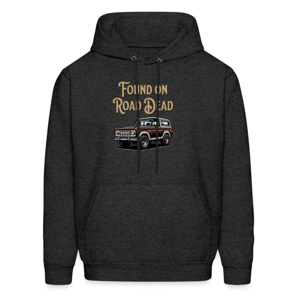 Men's Hoodie Ford Hoodie Found on Road Dead - charcoal grey