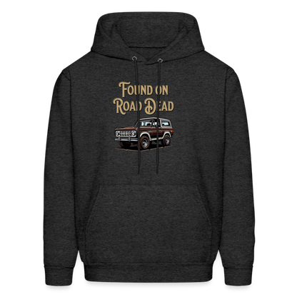 Men's Hoodie Ford Hoodie Found on Road Dead - charcoal grey