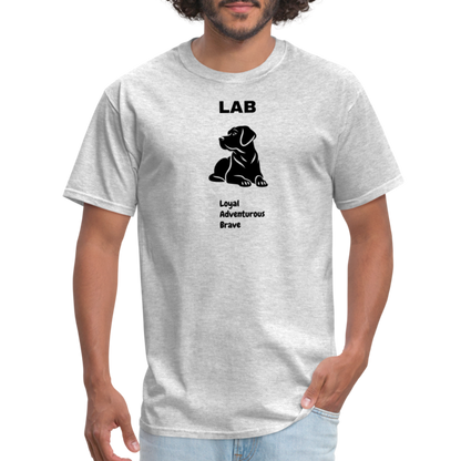 Unisex Classic T-Shirt lab dog lover shirt - heather gray