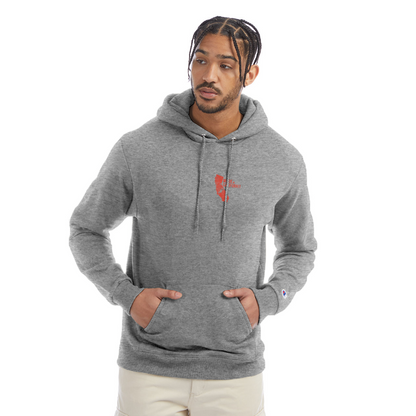 Champion Unisex Powerblend Hoodie - heather gray