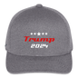 Flexfit Fitted Melange Baseball Cap Trump Hat Maga - light heather gray