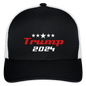 Flexfit Fitted Baseball Cap Trump 2024 hat - black/white