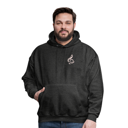 Men's Hoodie music Jesus is the song that I sing - charcoal grey